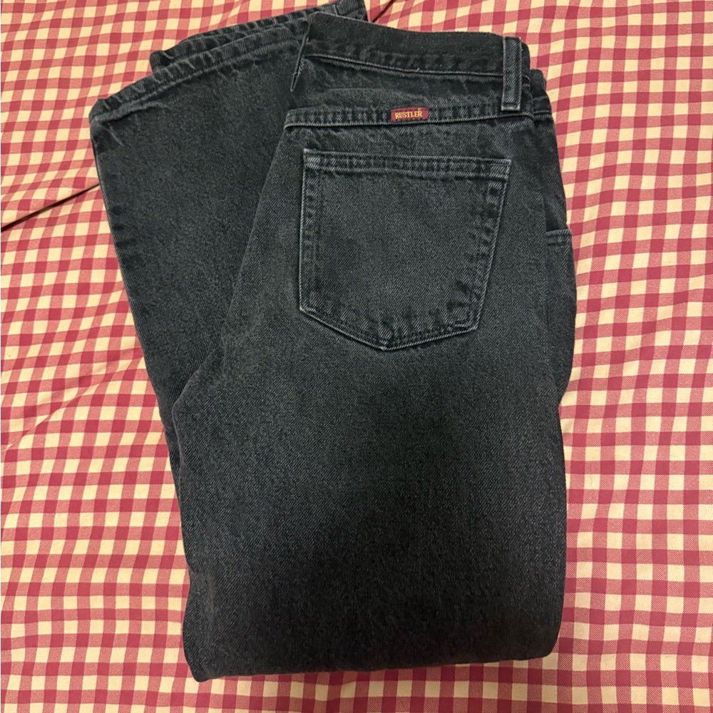 Rustler Black Denim Jeans